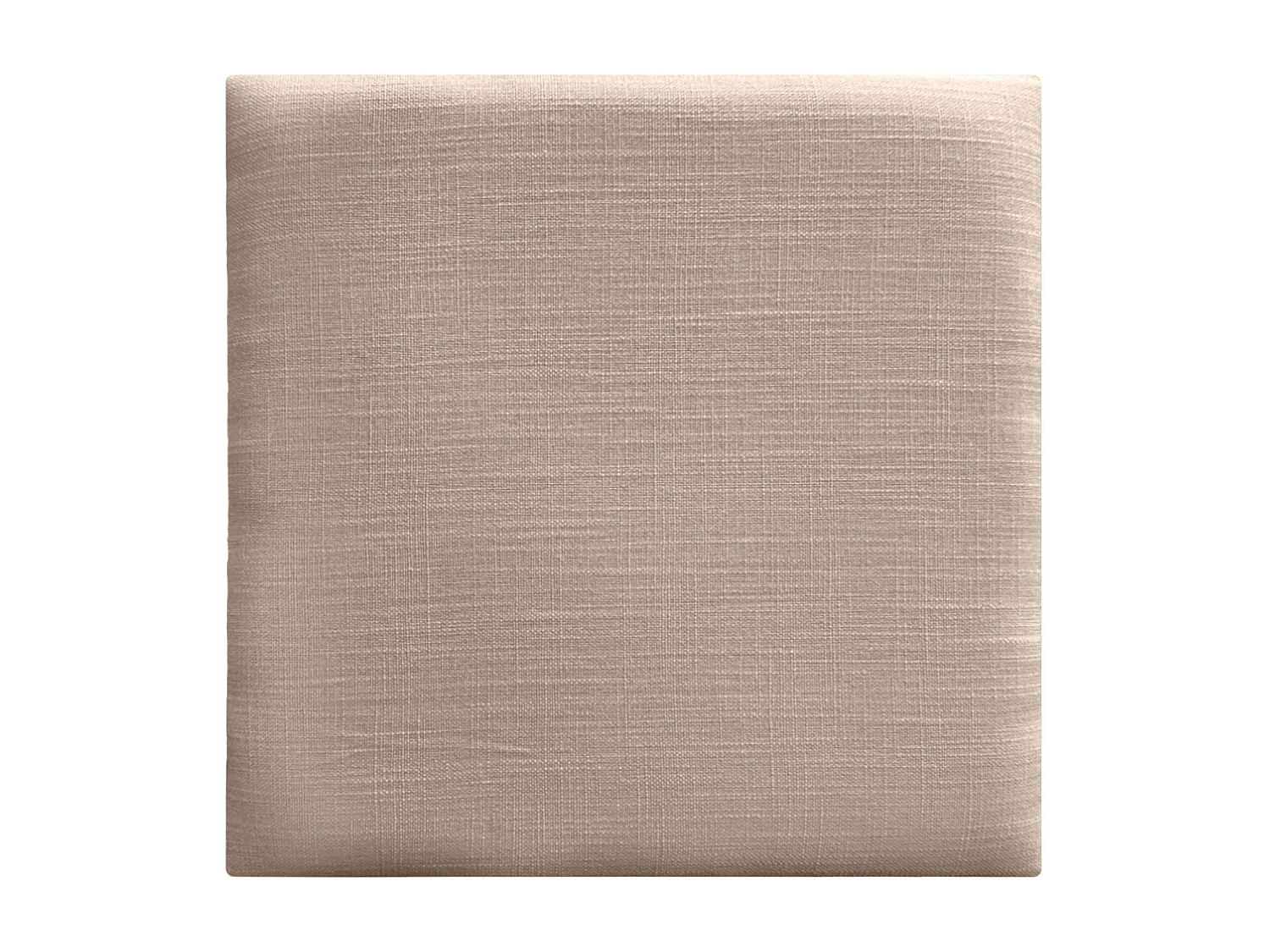 DHOME Ensemble de 6 Panneaux muraux en lin autocollants, absorption acoustique, protection contre les chocs et Têtes de Lit (Terre, 60x60cm, x6)