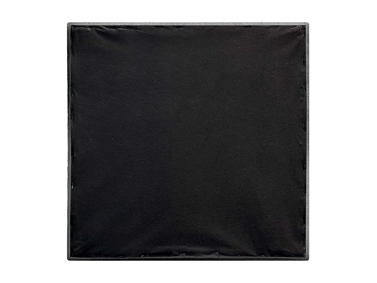 DHOME Set aus 6 mit Leinen gepolsterten selbstklebenden Paneelen für Wände - Schallabsorbierend, Stoßschutz, Kopfteil-Dekoration (Dunkelgrau, 50x50cm, x6)