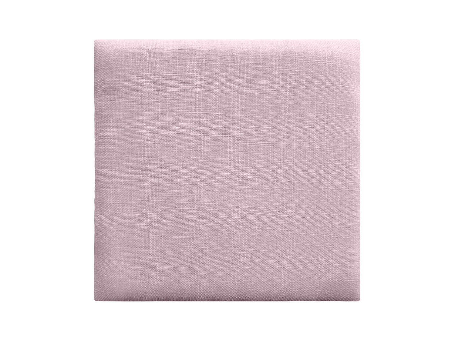 DHOME Ensemble de 8 Panneaux muraux en lin autocollants, absorption acoustique, protection contre les chocs et Têtes de Lit (Rose Poudré, 50x50cm, x8)
