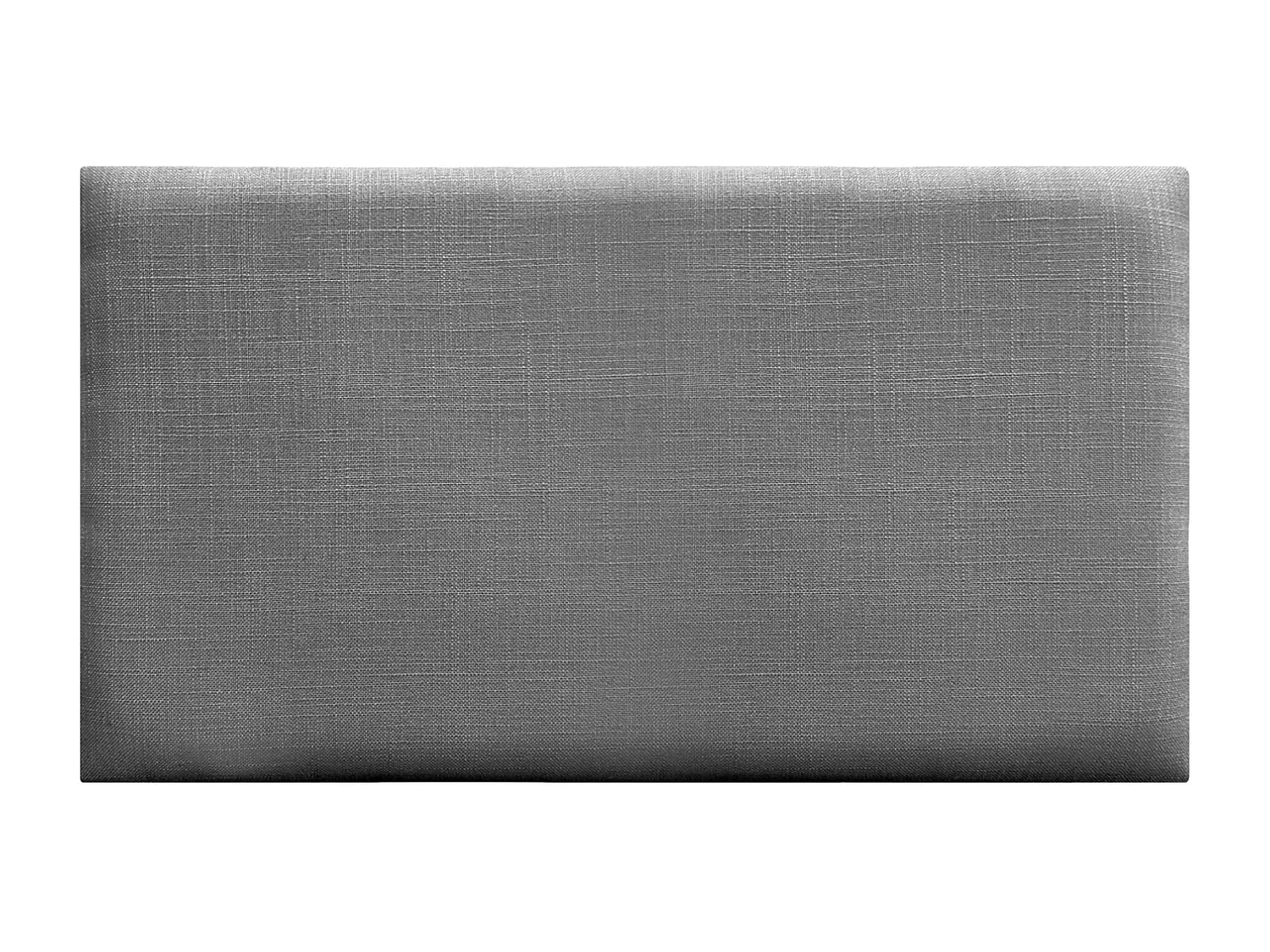 DHOME Set di 1 Pannello Rivestito in Lino Autoadesivo per Parete Fonoassorbente Protettivo dagli Impatti Testiera (Grigio Scuro, 50x40cm, x1)