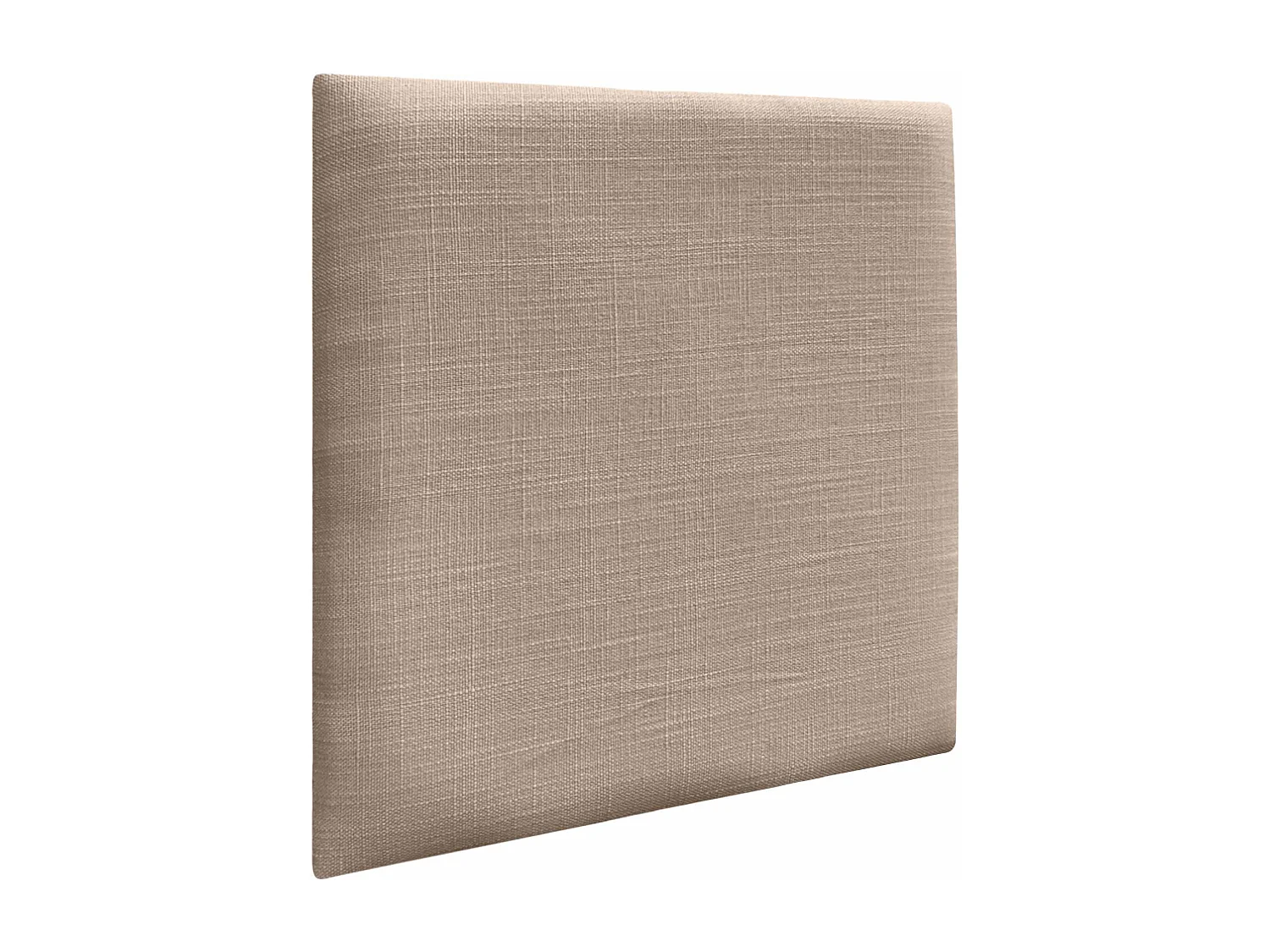 DHOME Ensemble de 1 Panneau mural en lin autocollant, absorption acoustique, protection contre les chocs et têtes de lit (Terre, 50x50cm, x1)