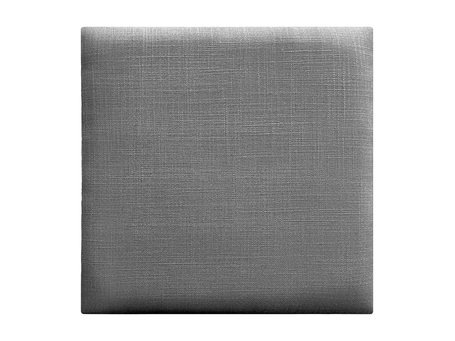 DHOME Ensemble de 1 Panneau mural en lin autocollant, absorption acoustique, protection contre les chocs et têtes de lit (Gris Foncé, 60x60cm, x1)