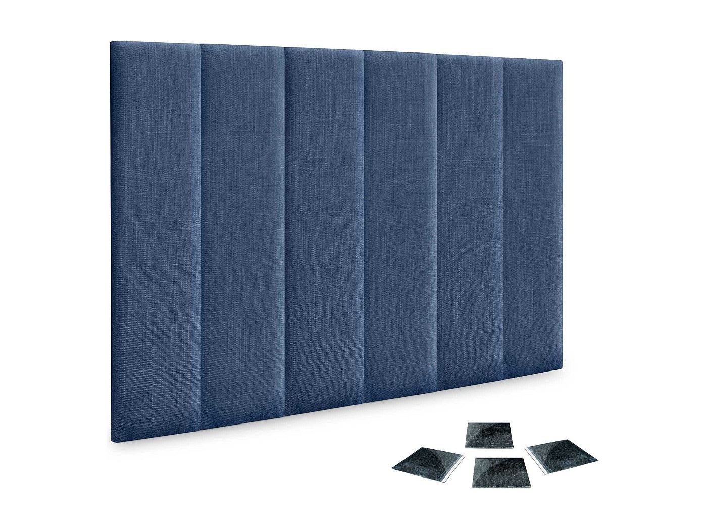 DHOME Set Van 8 Gestoffeerde Linnen Panelen – Zelfklevende Wandpanelen Geluidsabsorberend Schokbescherming Hoofdbord Beige 60x30cm X8
