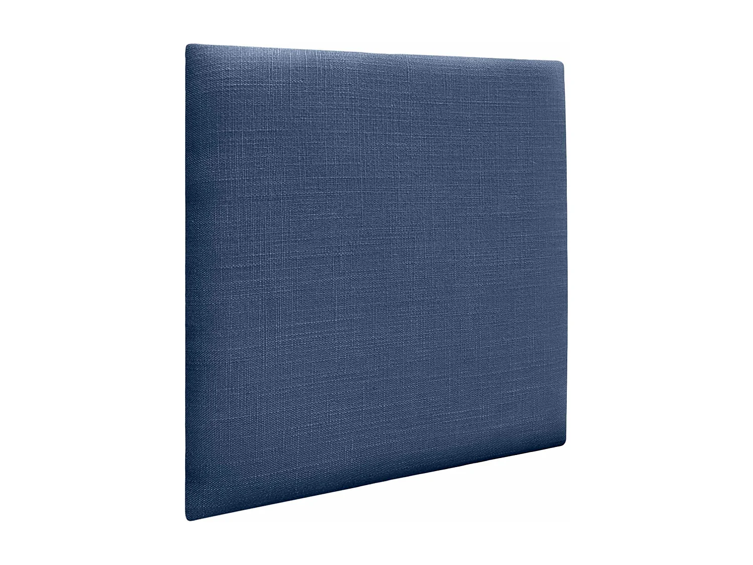 DHOME Ensemble de 8 Panneaux muraux en lin autocollants, absorption acoustique, protection contre les chocs et Têtes de Lit (Bleu Marine, 60x60cm, x8)