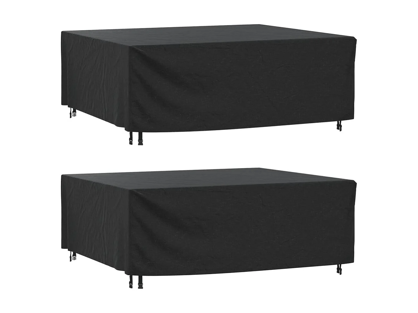 Gartenmöbel Abdeckungen 2 Stk. 200x160x70 cm wasserdicht 420D