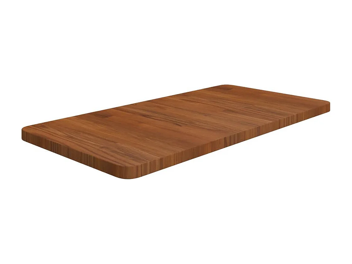 Bancada de banheiro Castanho escuro 80x40x2,5 cm Madeira tratada