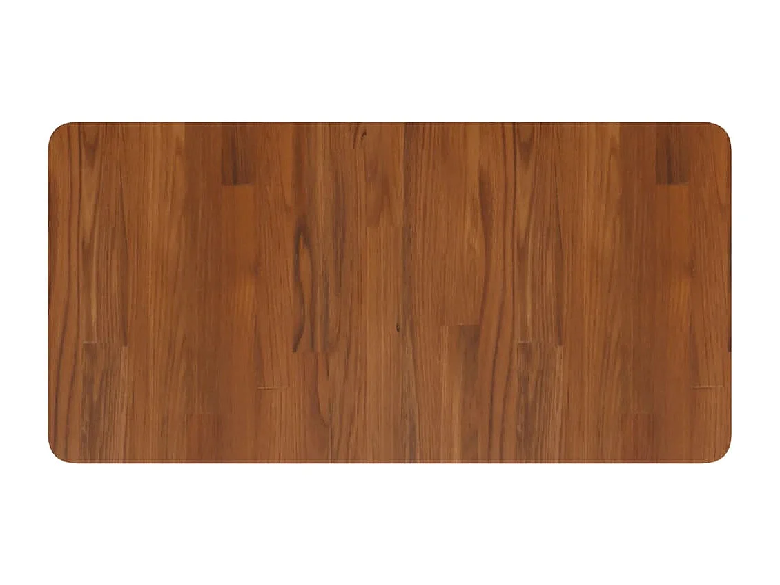 Badezimmerschrank Dunkelbraun 80x40x2,5 cm Behandeltes Holz