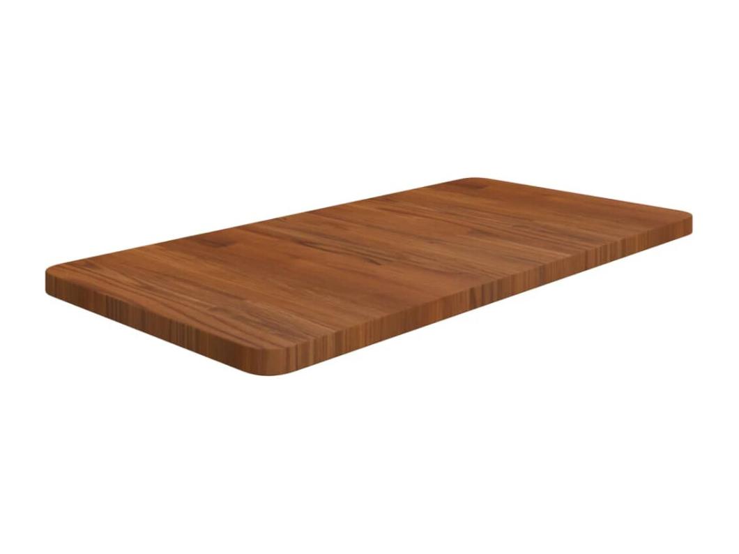 Bancada de banheiro Castanho escuro 80x40x2,5 cm Madeira tratada