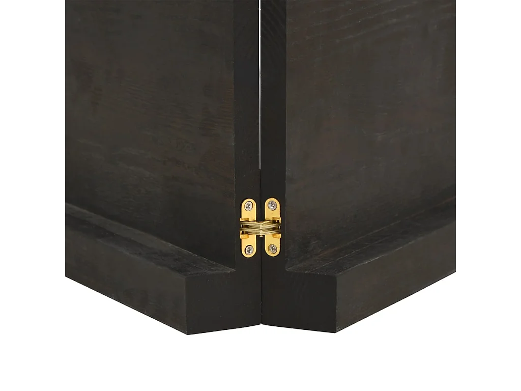 Dunkelbraune Badezimmer-Waschtischplatte aus behandeltem Massivholz