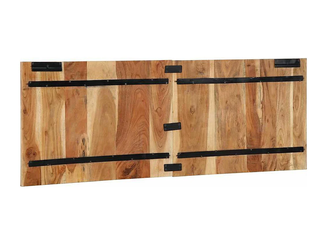 Tête de lit 140 cm bois d'acacia massif