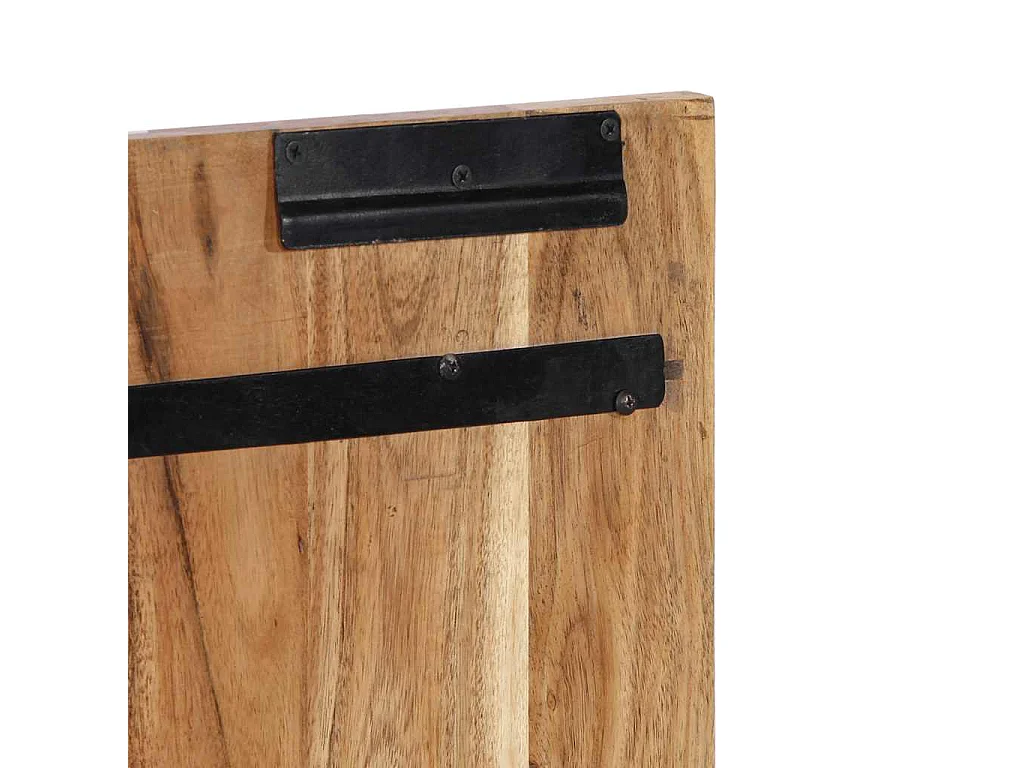 Tête de lit 140 cm bois d'acacia massif