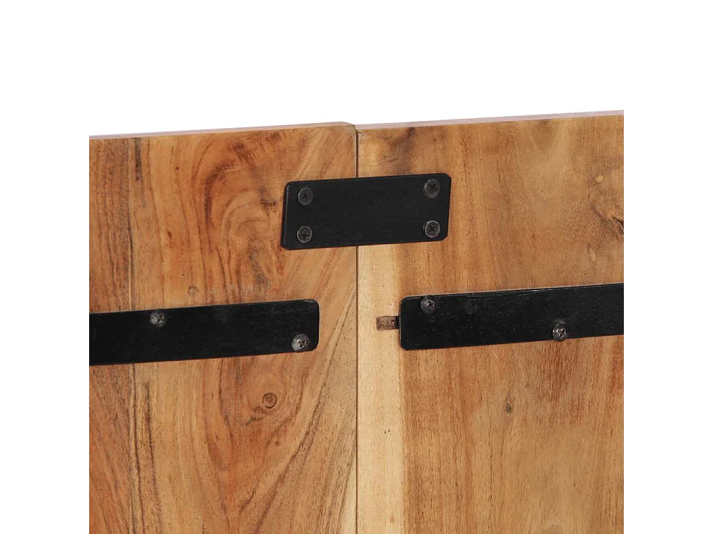 Tête de lit 140 cm bois d'acacia massif