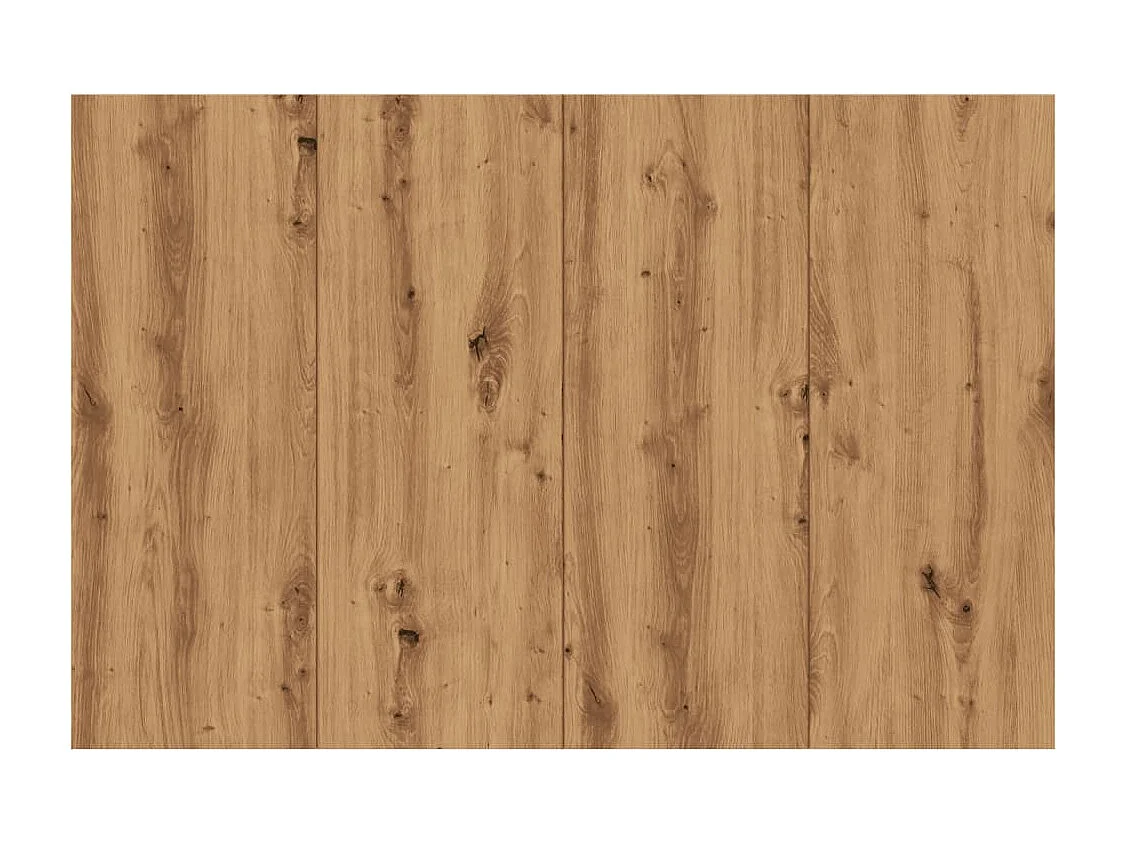 Cabeceira de carvalho artesanal 120x1,5x80 cm madeira de engenharia