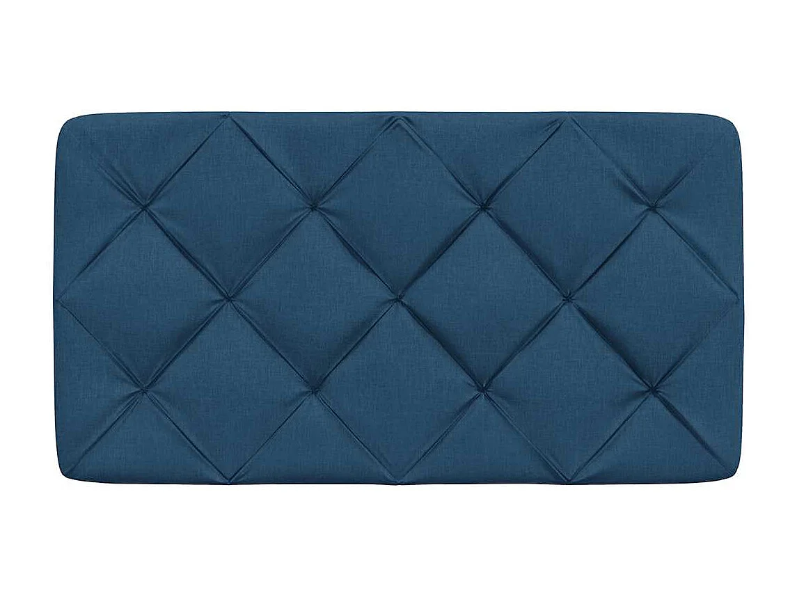 Cuscino testiera blu tessuto 80 cm