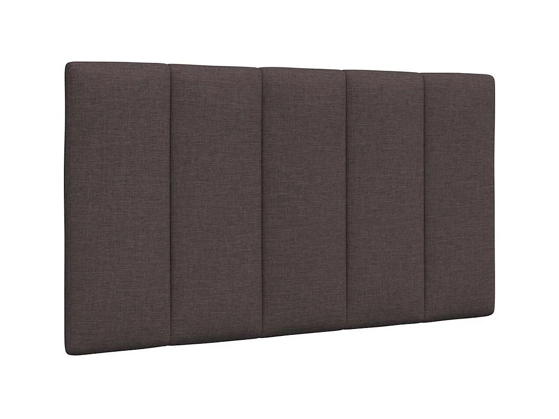 Cuscino testiera marrone scuro tessuto 80 cm