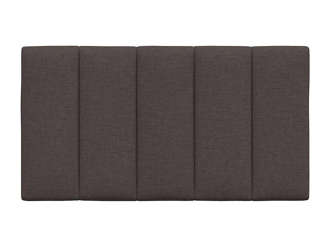 Cuscino testiera marrone scuro tessuto 80 cm