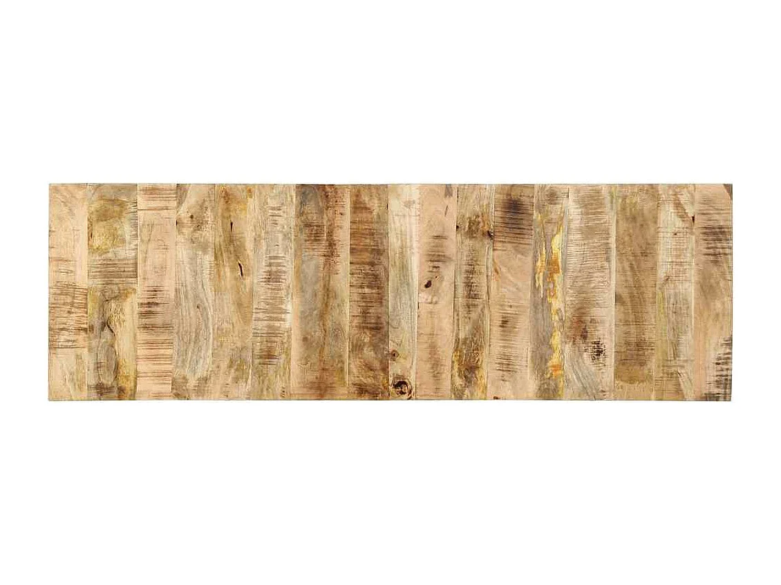 Cabeceira de 160 cm em madeira maciça de manga crua