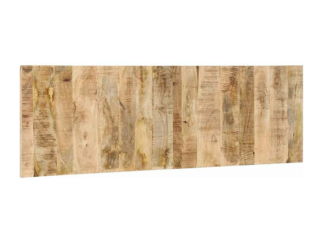 Cabeceira de 160 cm em madeira maciça de manga crua