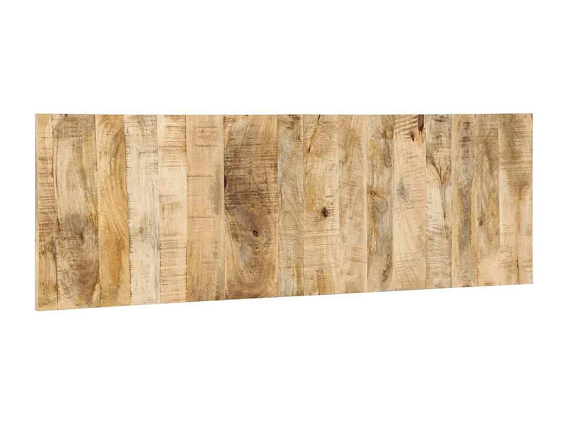 Cabeceira de 160 cm em madeira maciça de manga crua