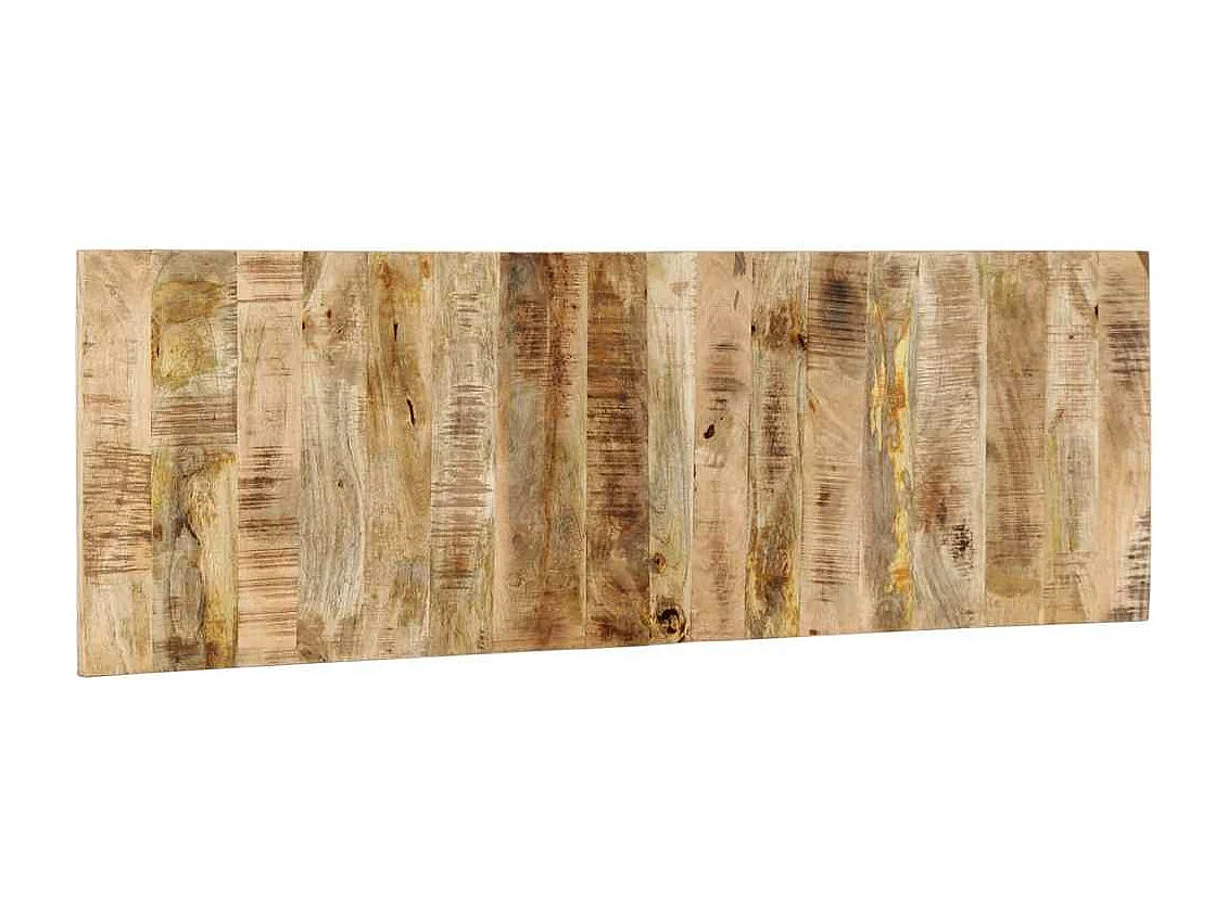 Cabeceira de 160 cm em madeira maciça de manga crua