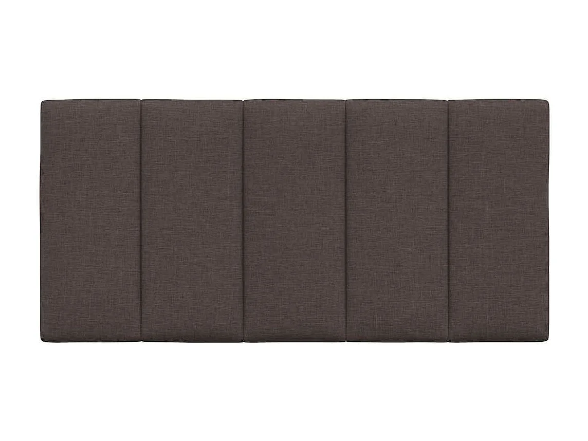 Dunkelbraunes Kopfteilkissen 100 cm Stoff