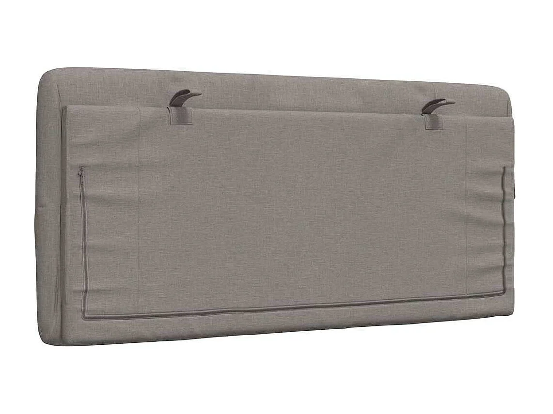 Cuscino testiera tortora tessuto 100 cm