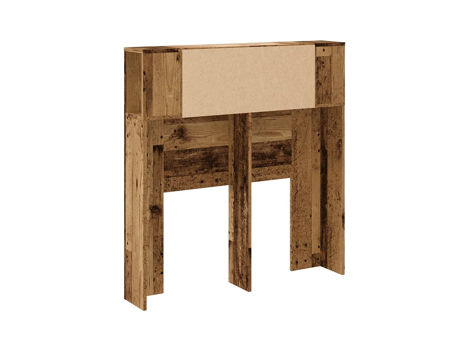 Armoire de tête de lit vieux bois 100x19x104,5 cm