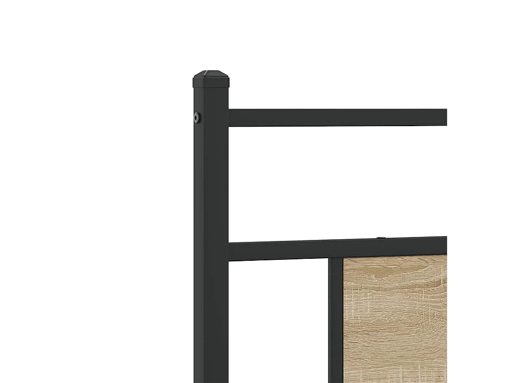 Cabeceira Sonoma Oak 42" em madeira projetada e aço