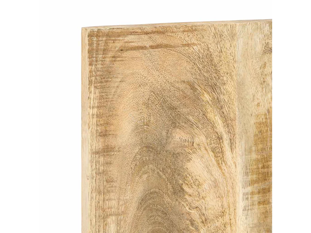 Tête de lit 140 cm bois de manguier brut massif