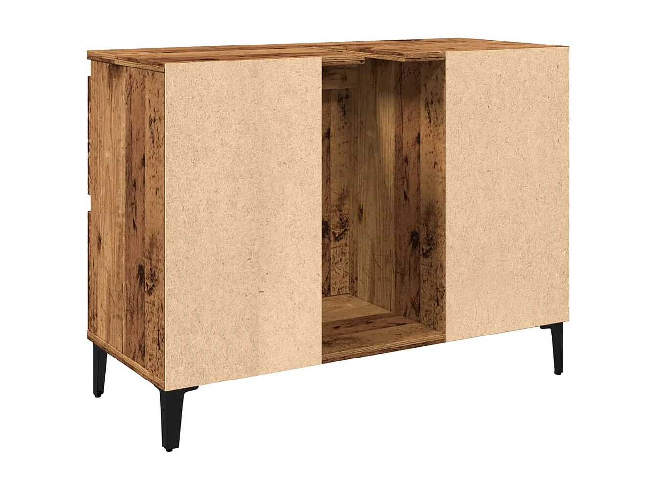 Mueble lavabo de madera antiguo 80x33x60 cm madera contrachapada