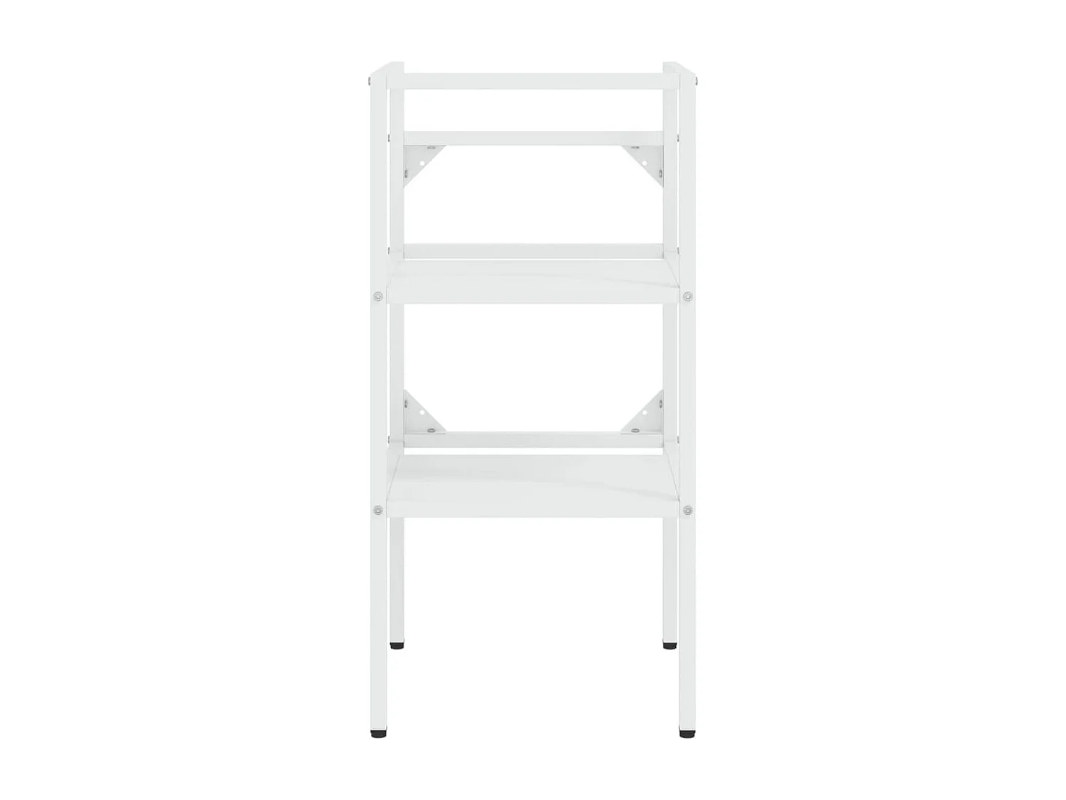 Telaio per lavabo da bagno sottotop in ferro bianco