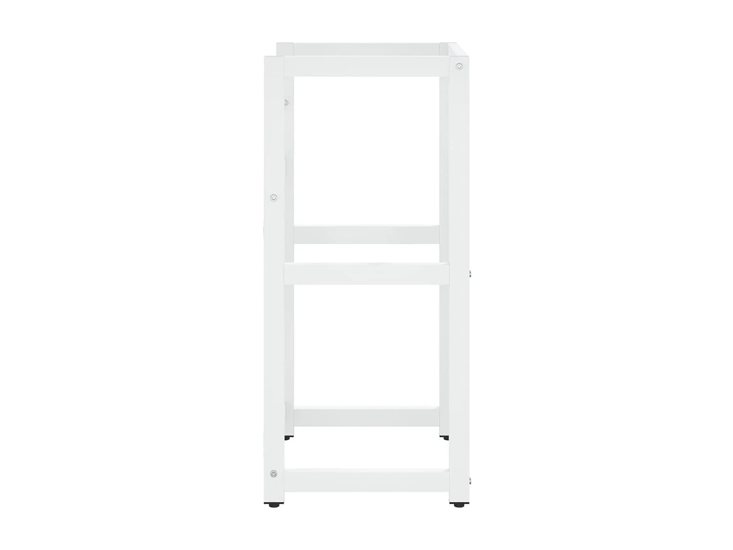 Estrutura de pia de banheiro Branco 40x38x83 cm Ferro