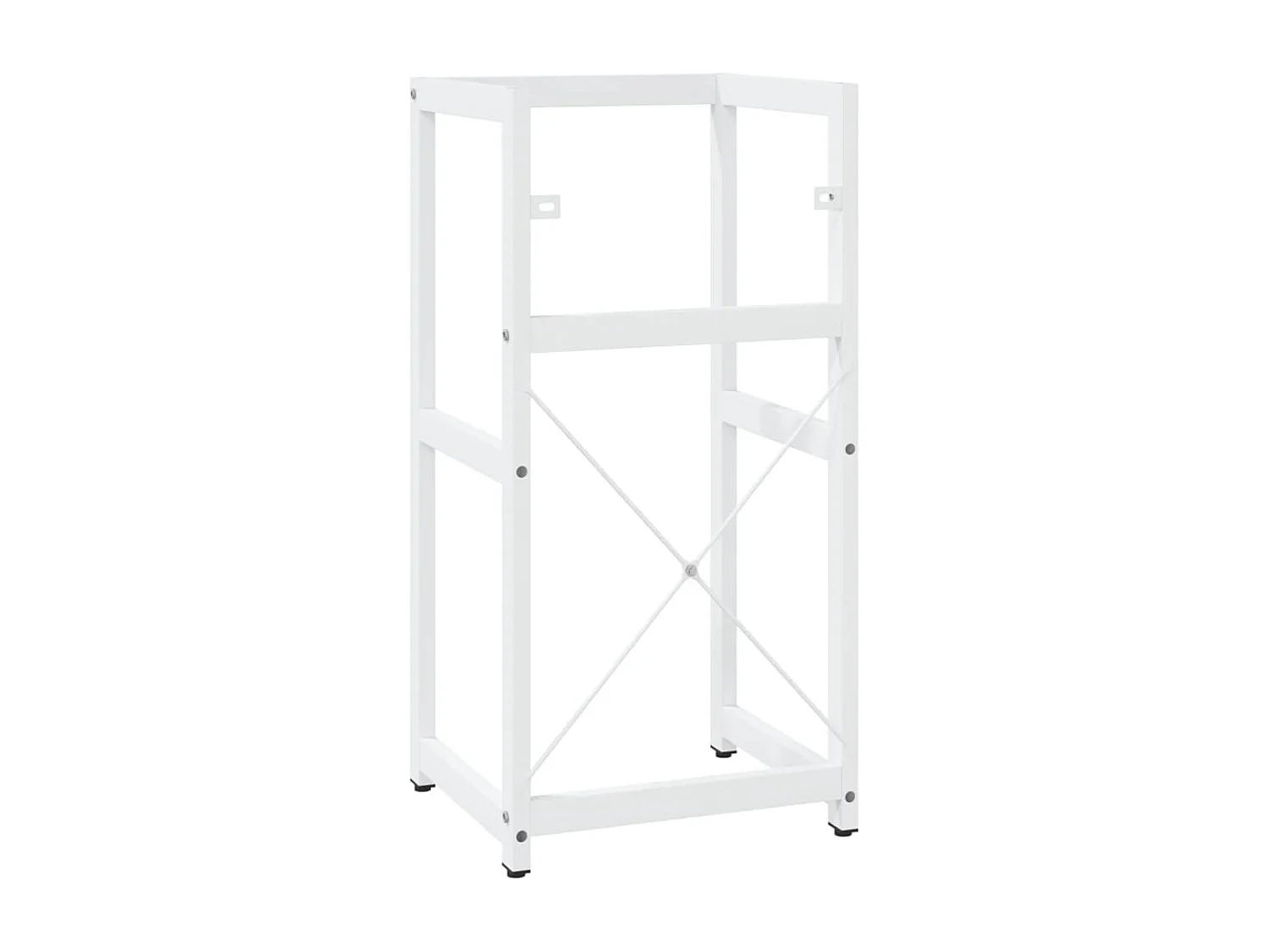 Estrutura de pia de banheiro Branco 40x38x83 cm Ferro