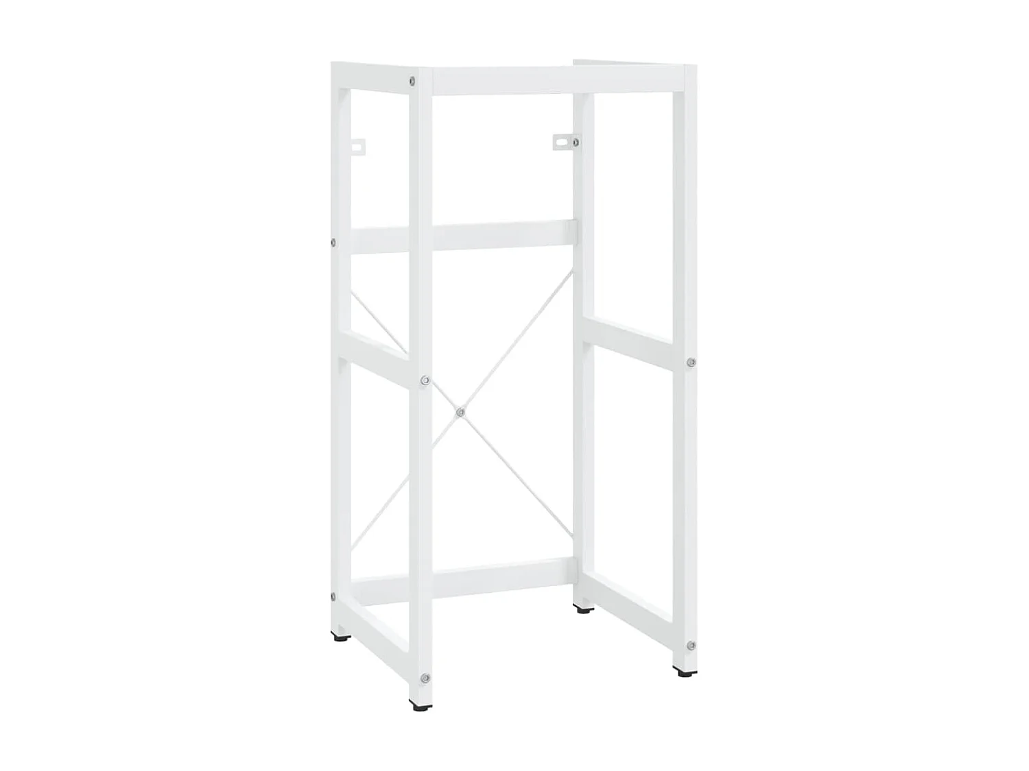 Estrutura de pia de banheiro Branco 40x38x83 cm Ferro