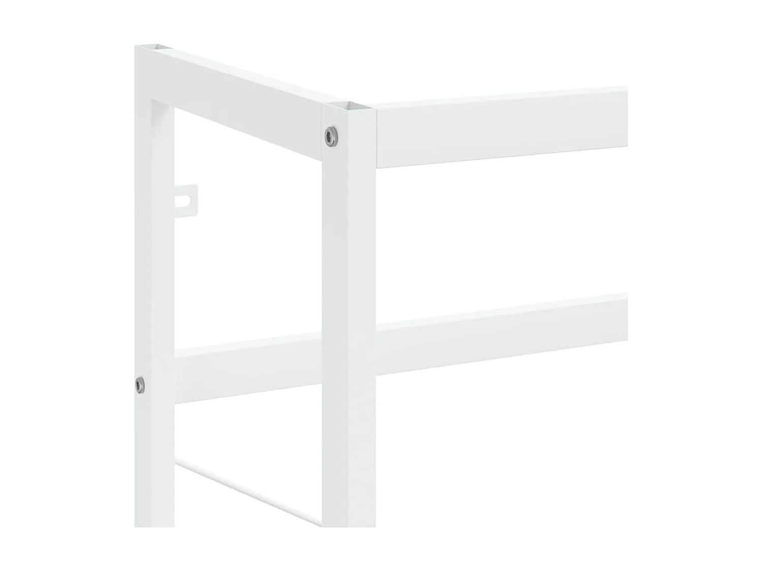 Estrutura de pia de banheiro Branco 40x38x83 cm Ferro