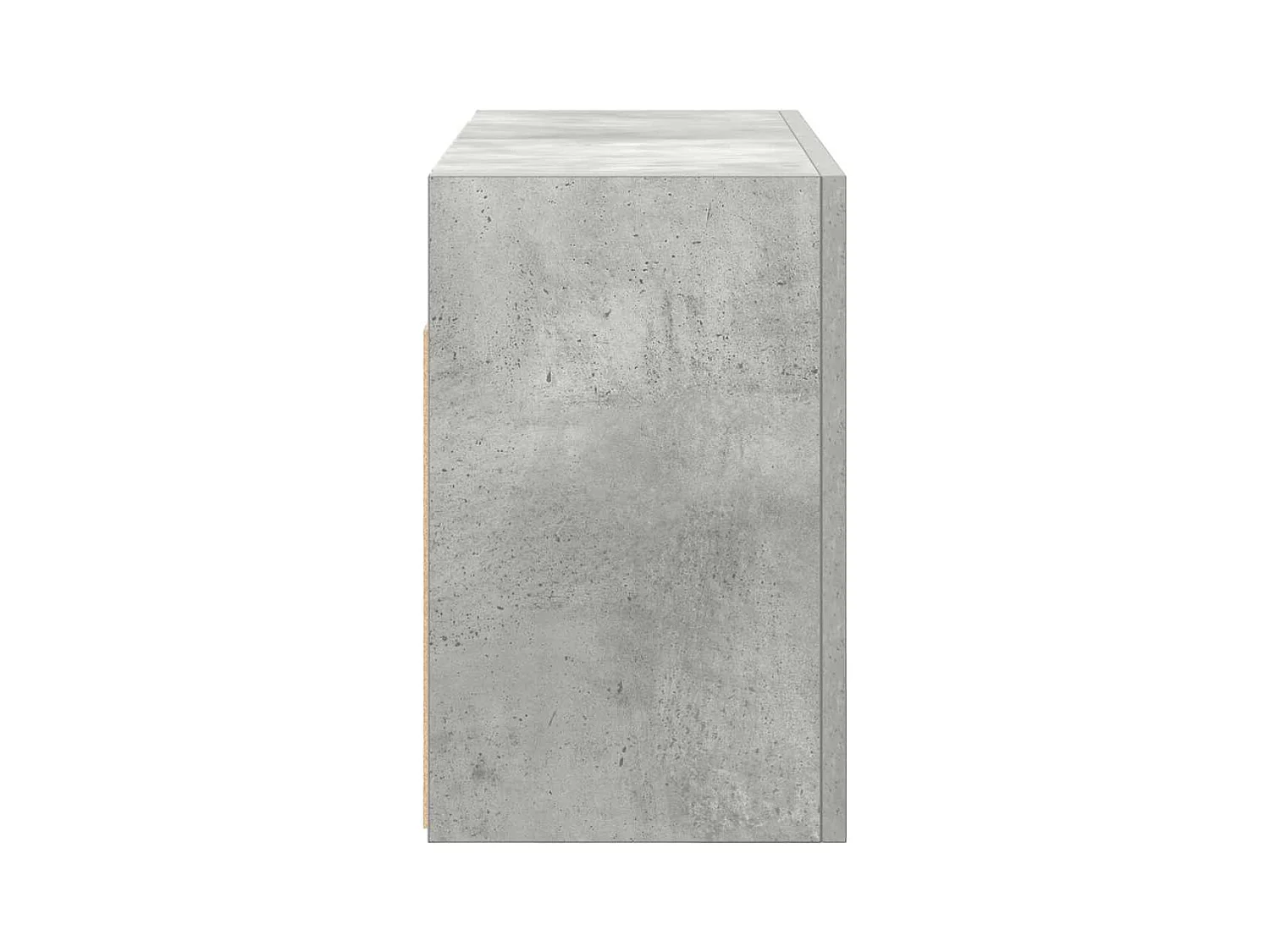 Armoire murale de bain gris béton 60x25x40 cm bois d'ingénierie