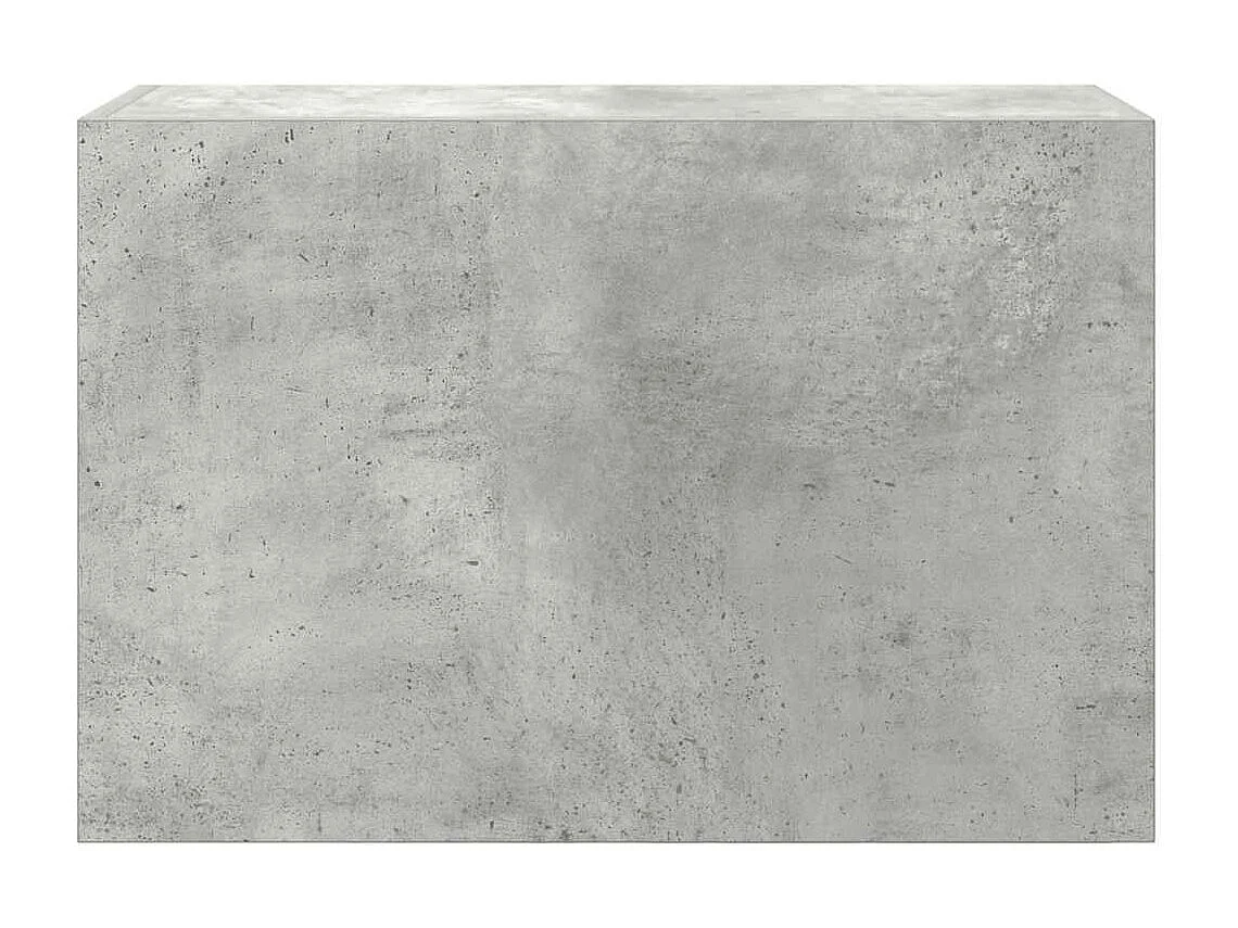 Armoire murale de bain gris béton 60x25x40 cm bois d'ingénierie