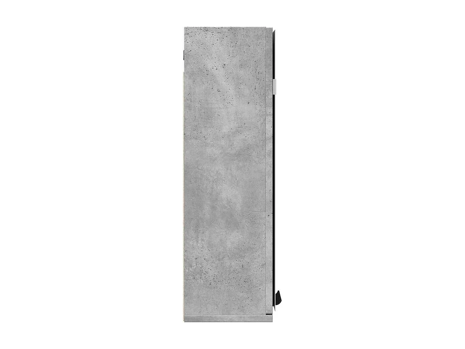 Betongrijs bewerkt houten badkamerspiegelkastje