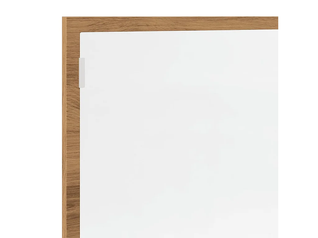 Miroir de salle de bain à LED chêne artisanal bois d'ingénierie