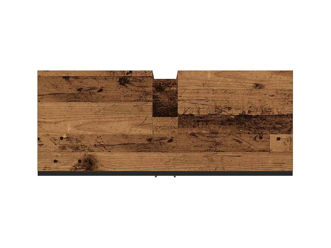 Mobile lavabo in legno antico 80x30x60 cm in legno ingegnerizzato