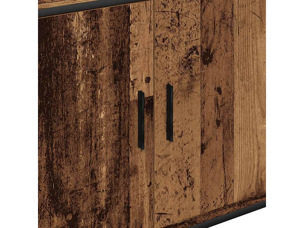 Mobile lavabo in legno antico 80x30x60 cm in legno ingegnerizzato