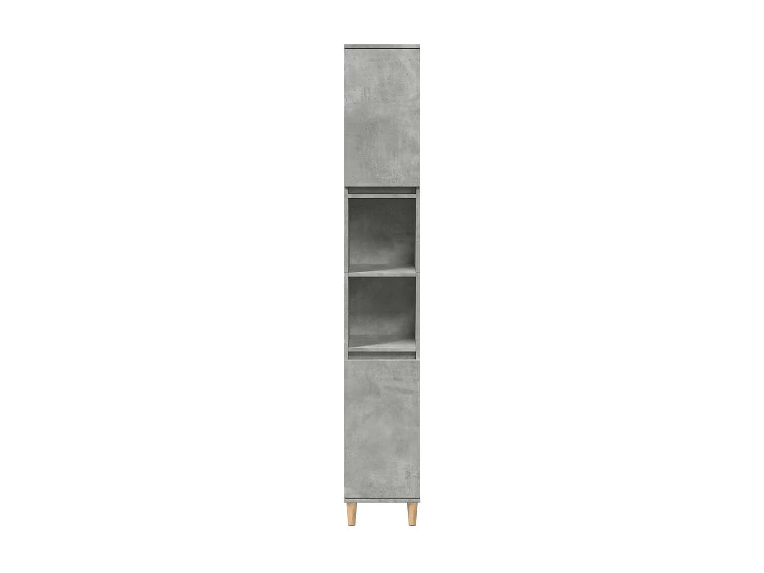 Armoire de salle de bain gris béton 30x30x190 cm