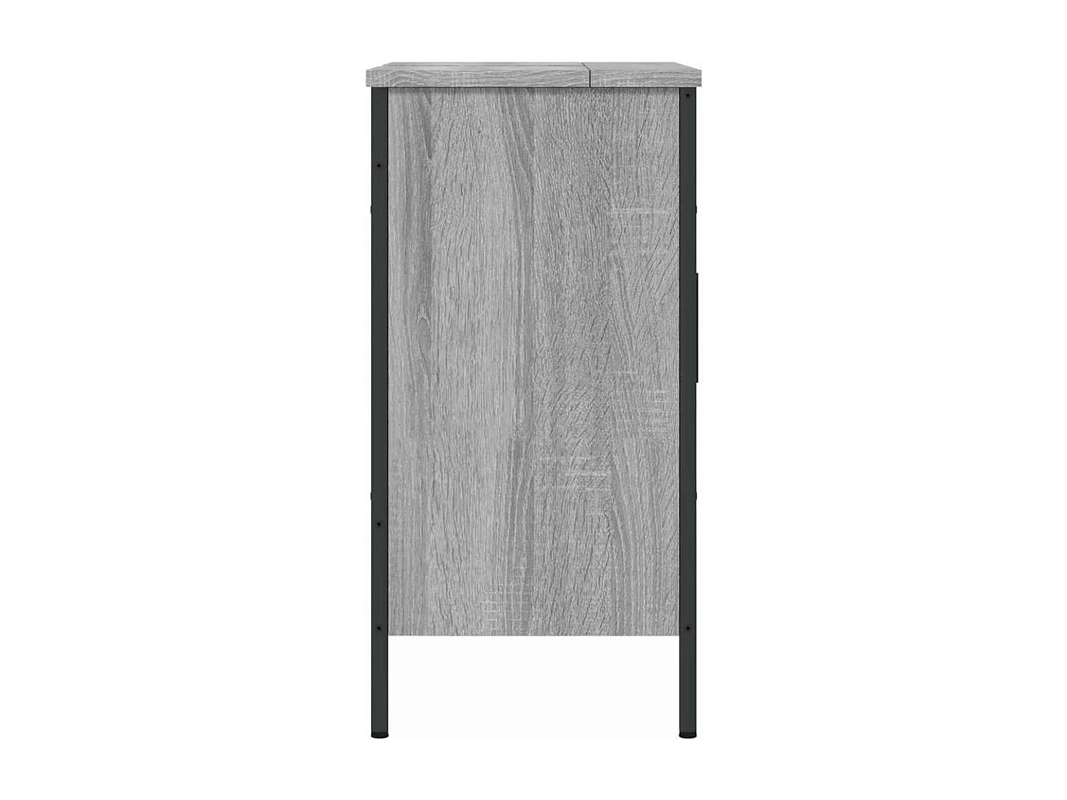Armoire lavabo de salle de bain sonoma gris 60x30x60 cm