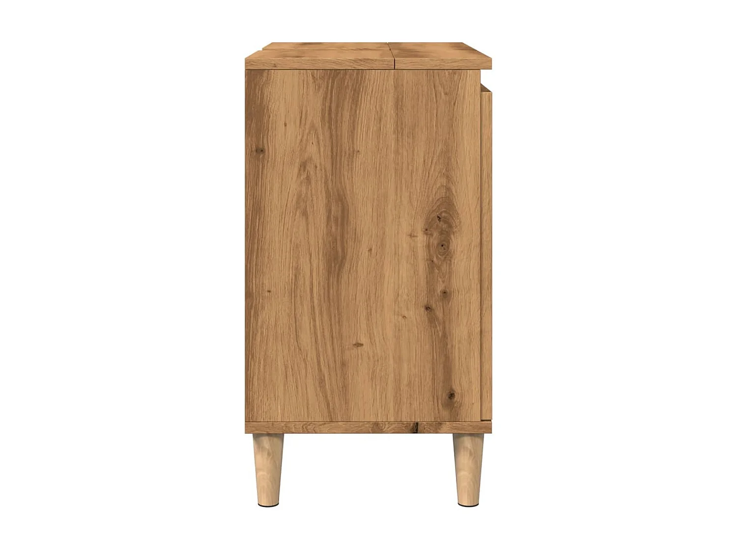 Waschbeckenunterschrank Craft Eiche 58x33x60 cm Holzwerkstoff