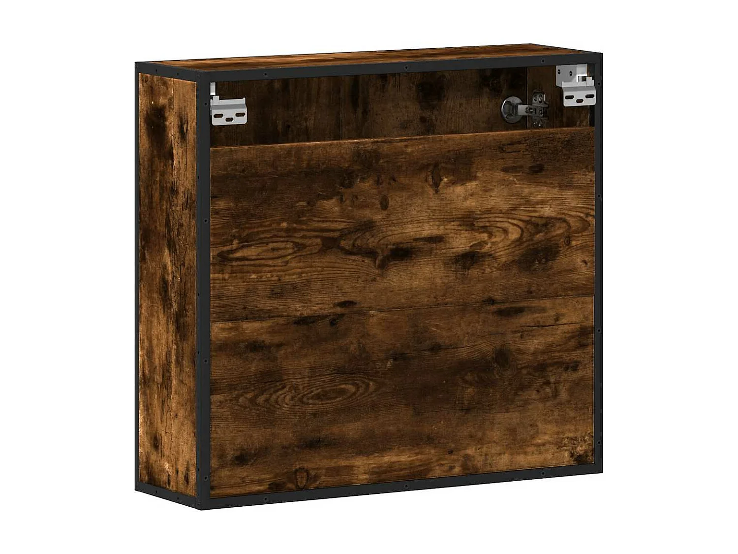 Armoire à miroir de salle de bain chêne fumé bois d’ingénierie