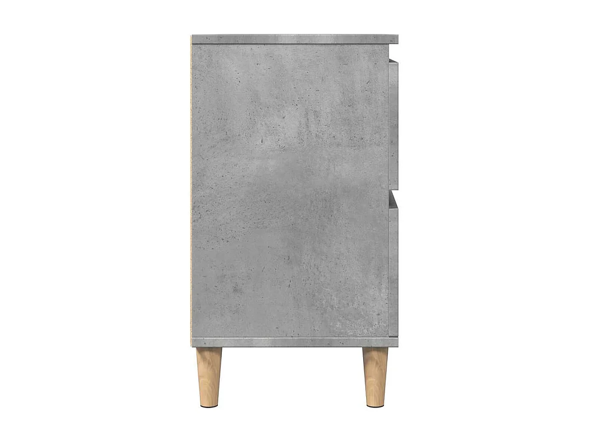 Meuble d'évier gris béton 80x33x60 cm bois d'ingénierie