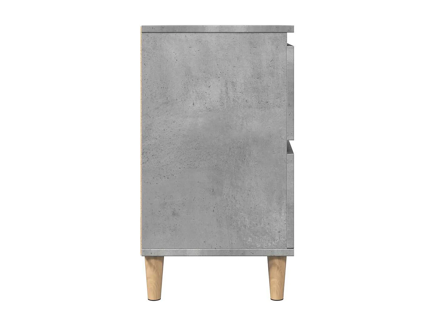Mueble lavabo gris hormigón 80x33x60 cm madera de ingeniería