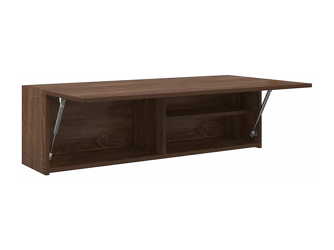 Armoire murale de bain chêne marron 100x25x30cm bois ingénierie