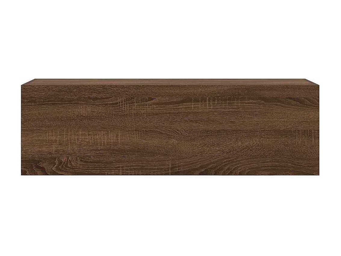 Armoire murale de bain chêne marron 100x25x30cm bois ingénierie