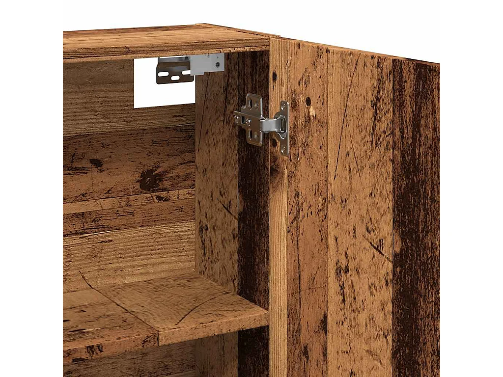 Badezimmerspiegelschrank altes Holz 64x20x66,5 cm